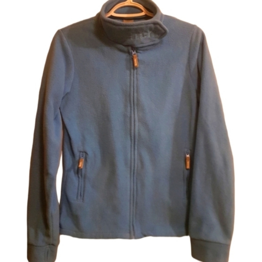 ❄ Bench. Blue Zippered Sweater Coat - Picture 4 of 13